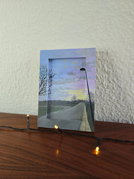 Lintrupvej, originalt lille maleri