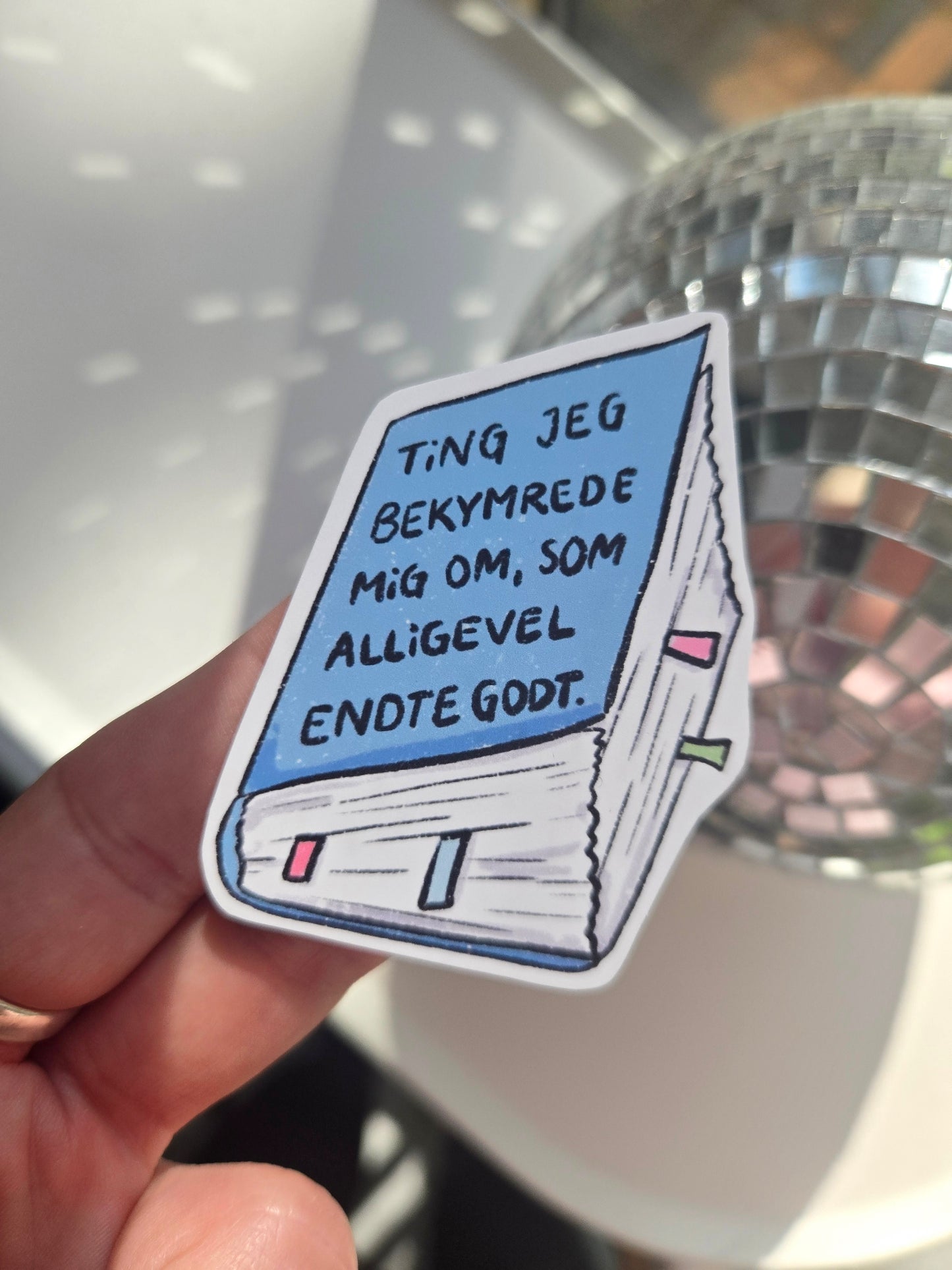 Bekymringer klistermærke