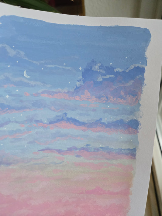 Cute dreams, originalt lille maleri