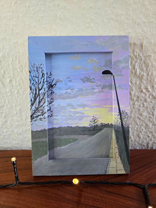 Lintrupvej, originalt lille maleri