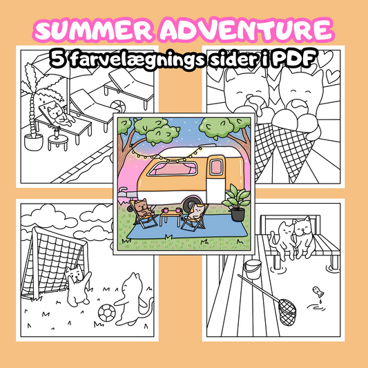 Summer Adventure farvelægnings pakke