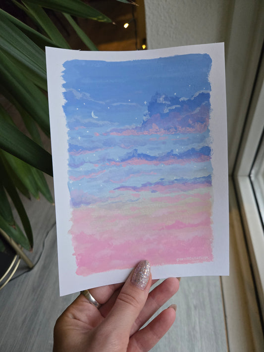 Cute dreams, originalt lille maleri