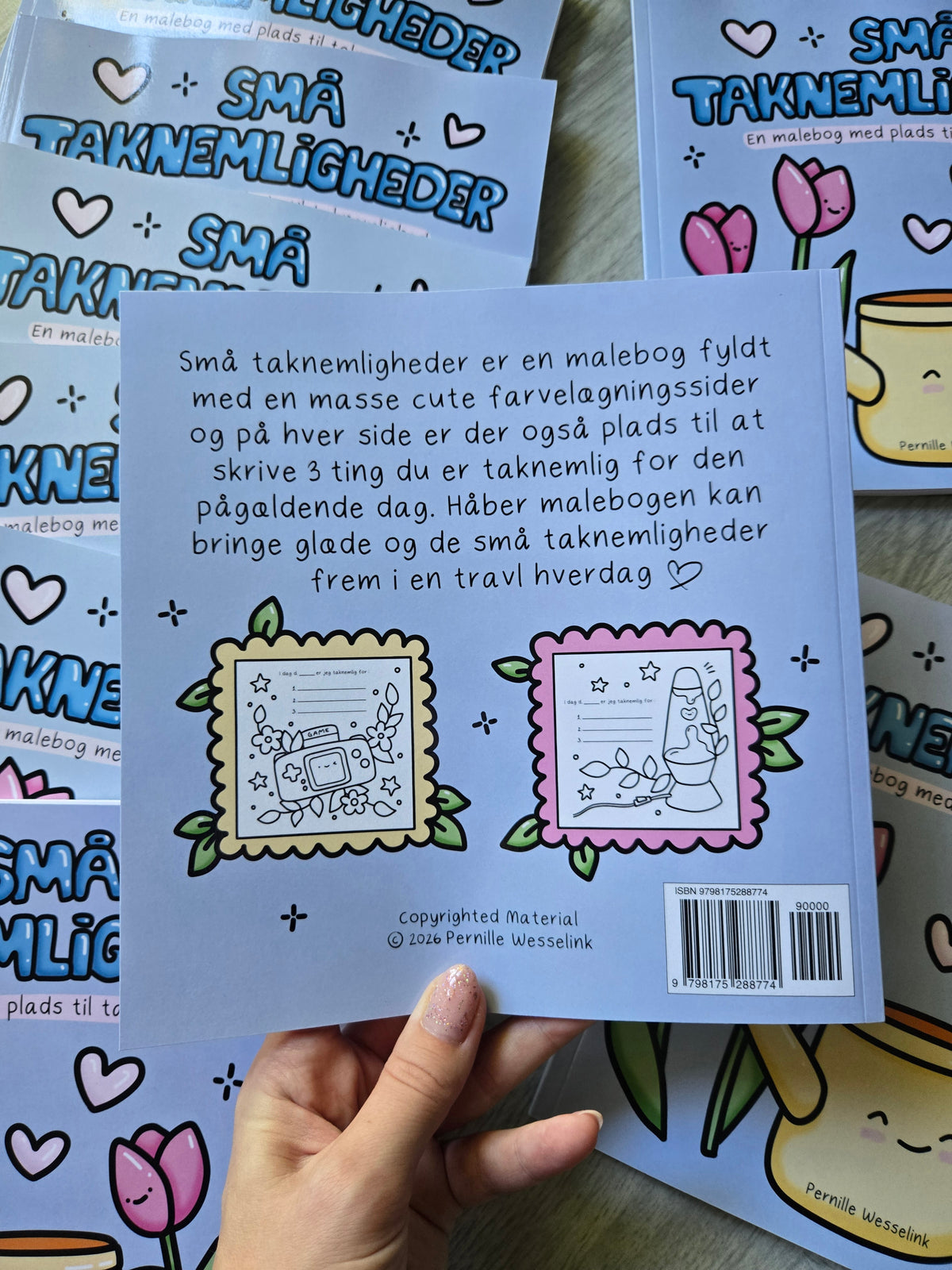Små taknemligheder malebog