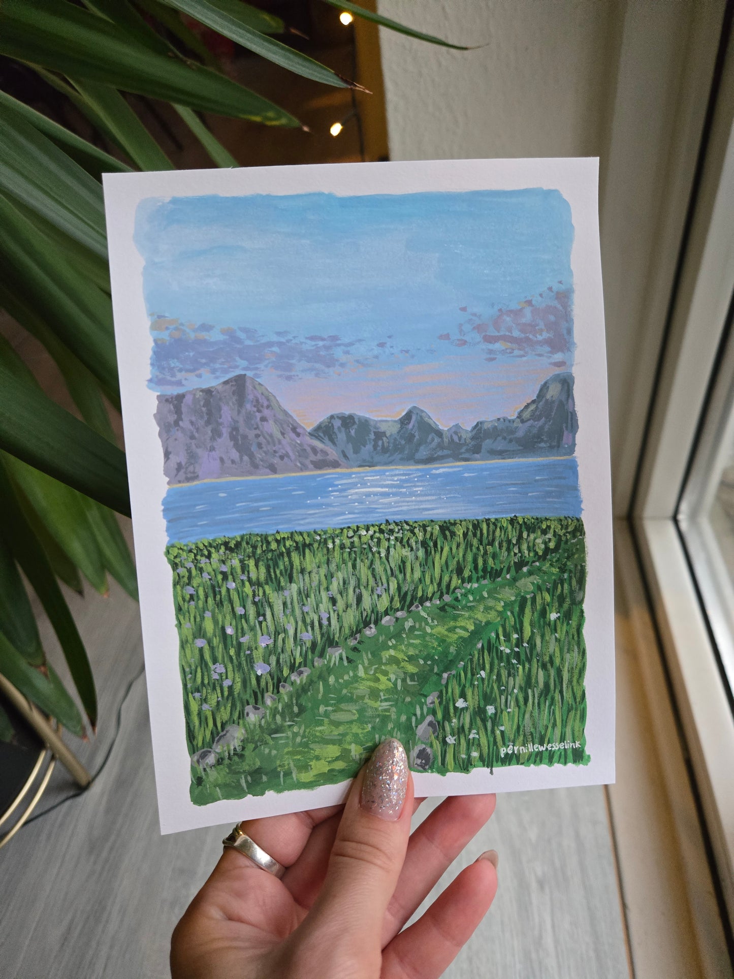 Path of explorers, originalt lille maleri